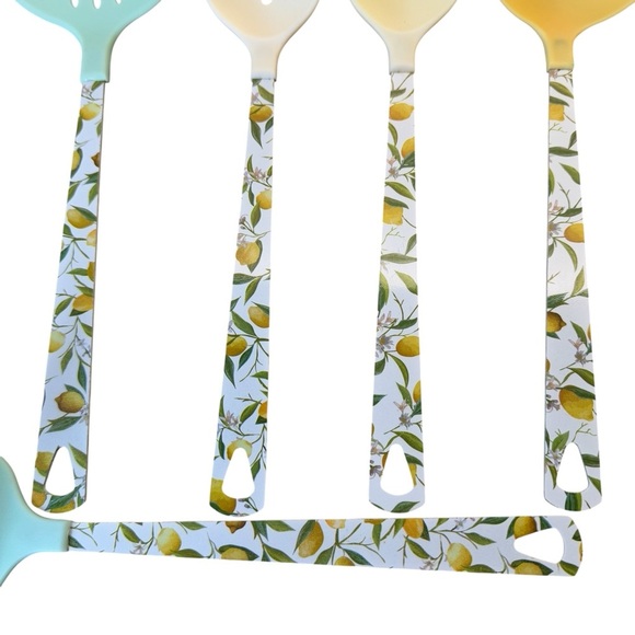 Lemon Kitchen Spatula Spoons Slotted Spoon 
Cooking Utensils Vintage - Picture 7 of 9